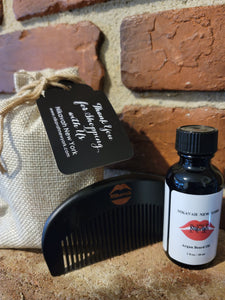 Cedar Leather Beard Oil